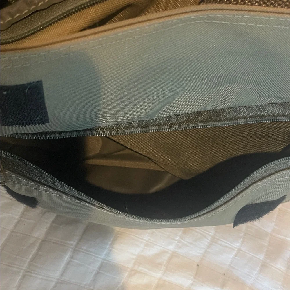 Vintage American Tourister Duffle Bag Olive Green nylon Weekender luggage travel